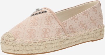 Espadrilles 'Jolande' GUESS en rose : devant