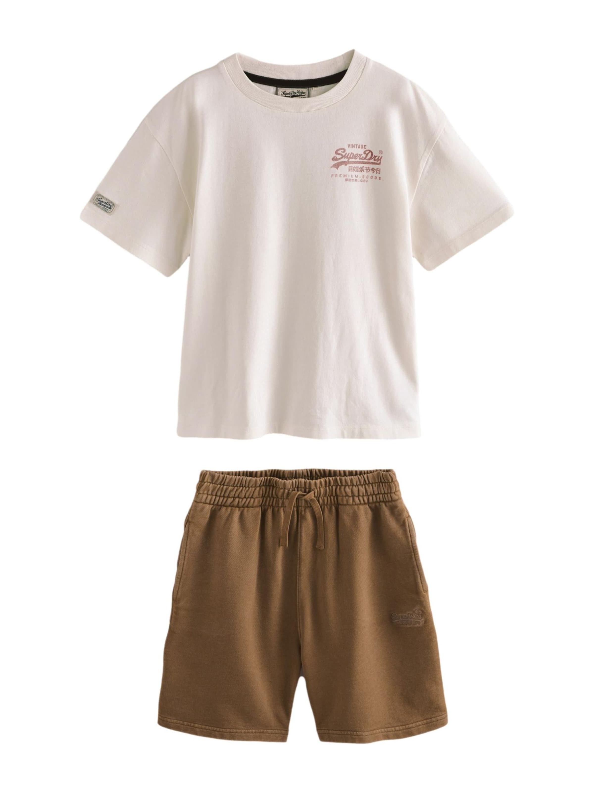 Set Superdry & Co en marron : devant