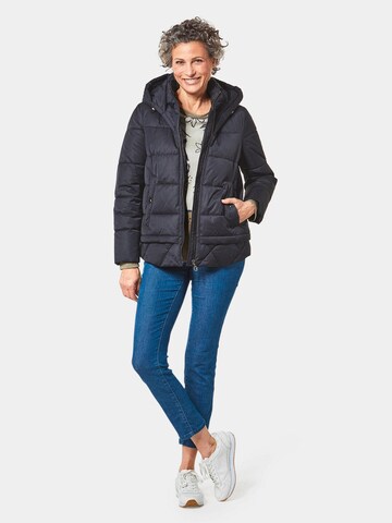 Goldner Übergangsjacke in Blau