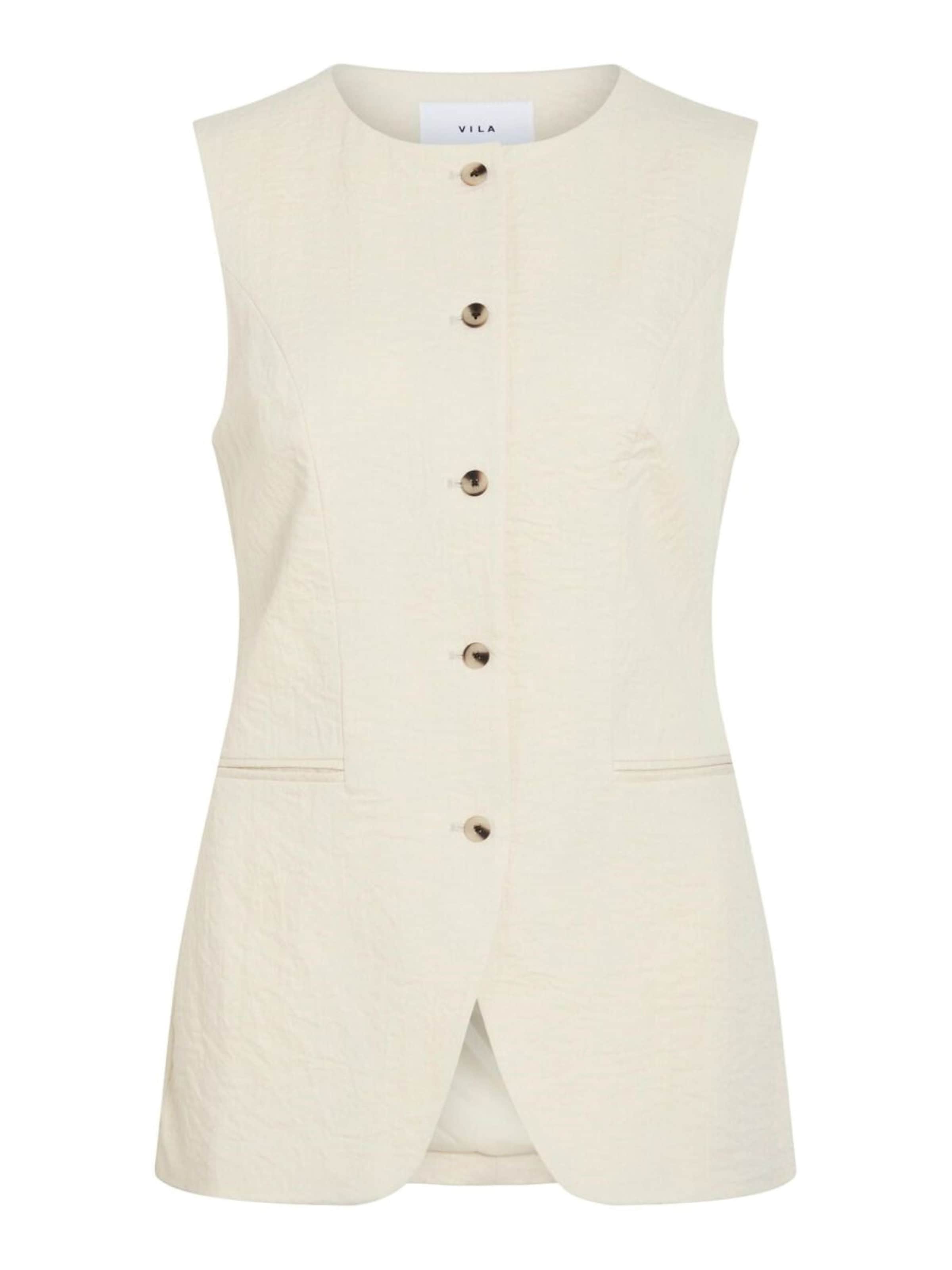 VILA Weste '14109744'‌‌‌ in Beige: Vorderseite