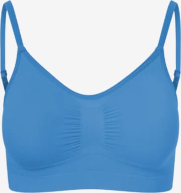 cfab by creamy fabrics Bra 'Comfort Bralette' in Blue: front