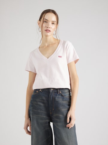 LEVI'S ® T-shirt 'Perfect Vneck' i rosa: framsida