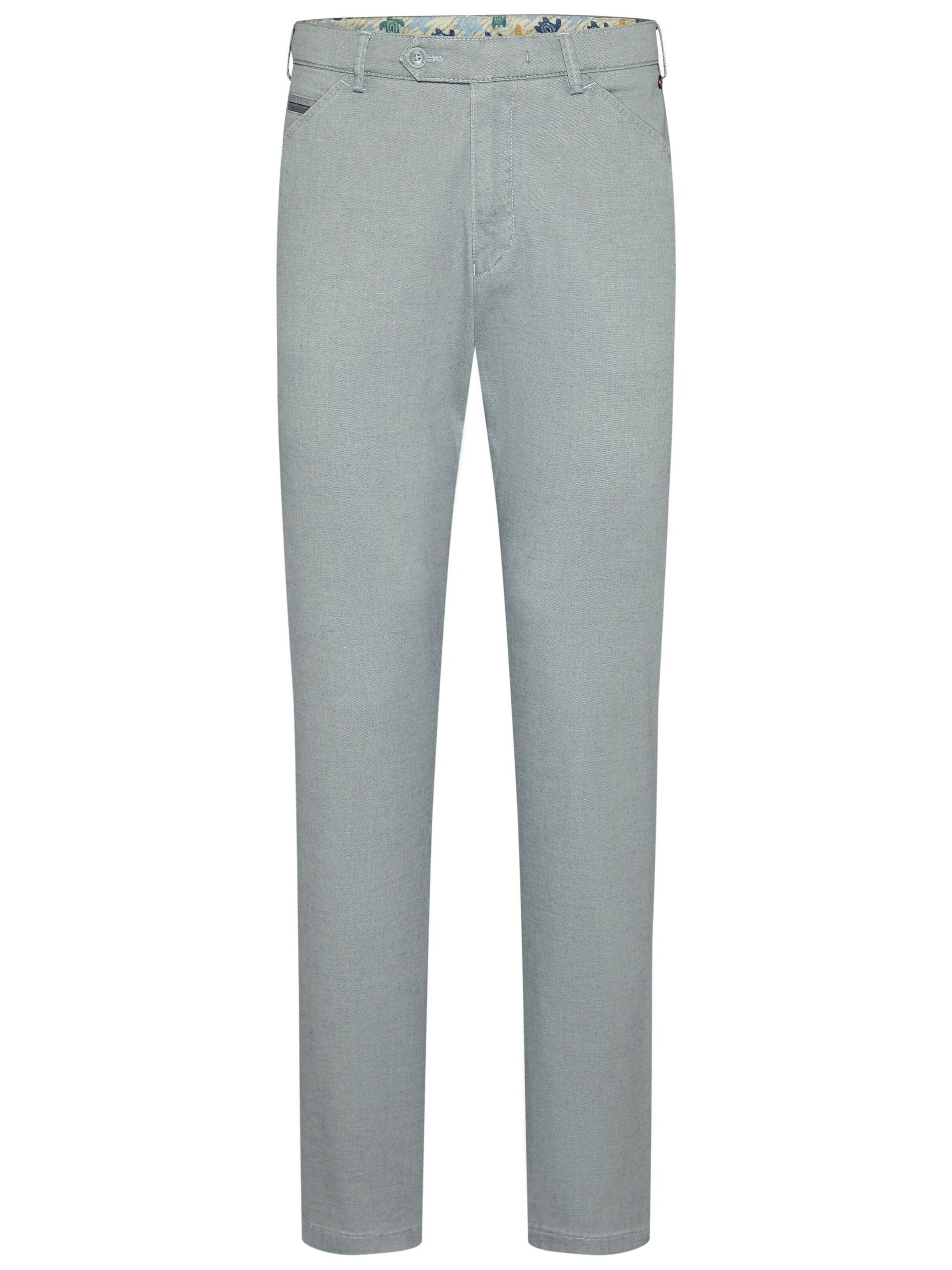 Pantalon chino MEYER en gris : devant