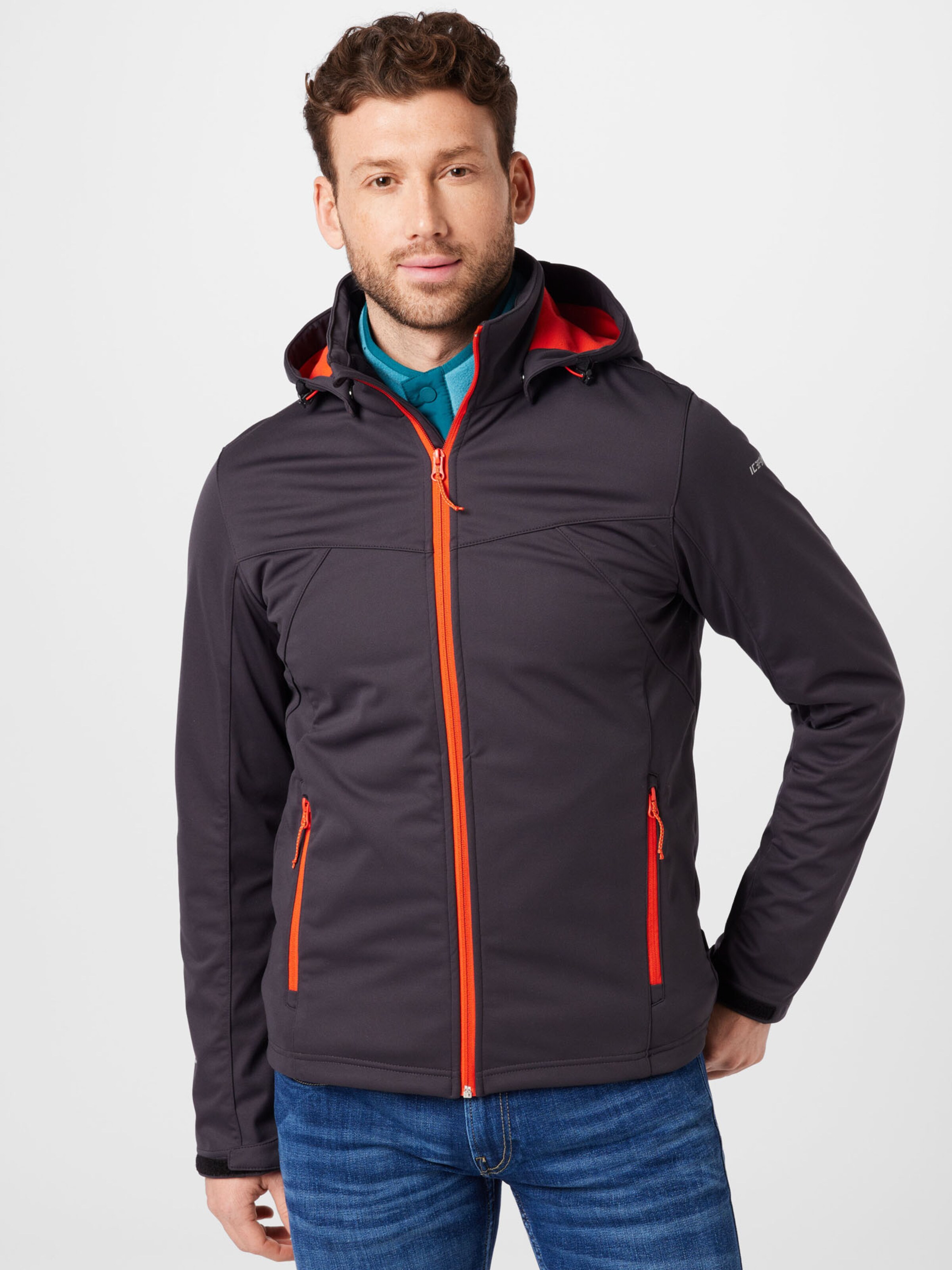 Männer Sportarten ICEPEAK Jacke 'Biggs' in Schwarz - XI08625 Männer Sportarten ICEPEAK Jacke 'Biggs' in Schwarz - XI08625