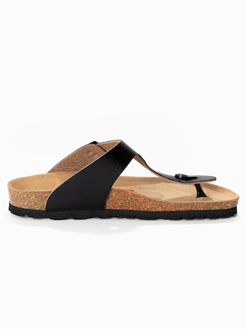 Bayton T-bar sandals 'MERCURE' in Black