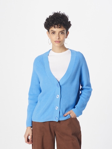 GERRY WEBER Strickjacke (GOTS) in Blau: predná strana