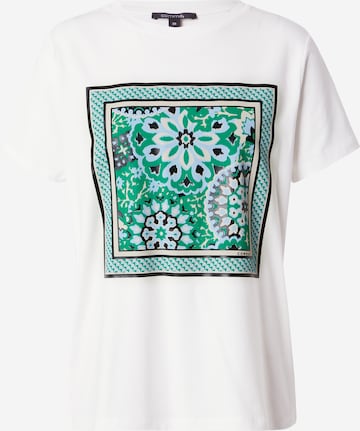 T-shirt COMMA en blanc : devant