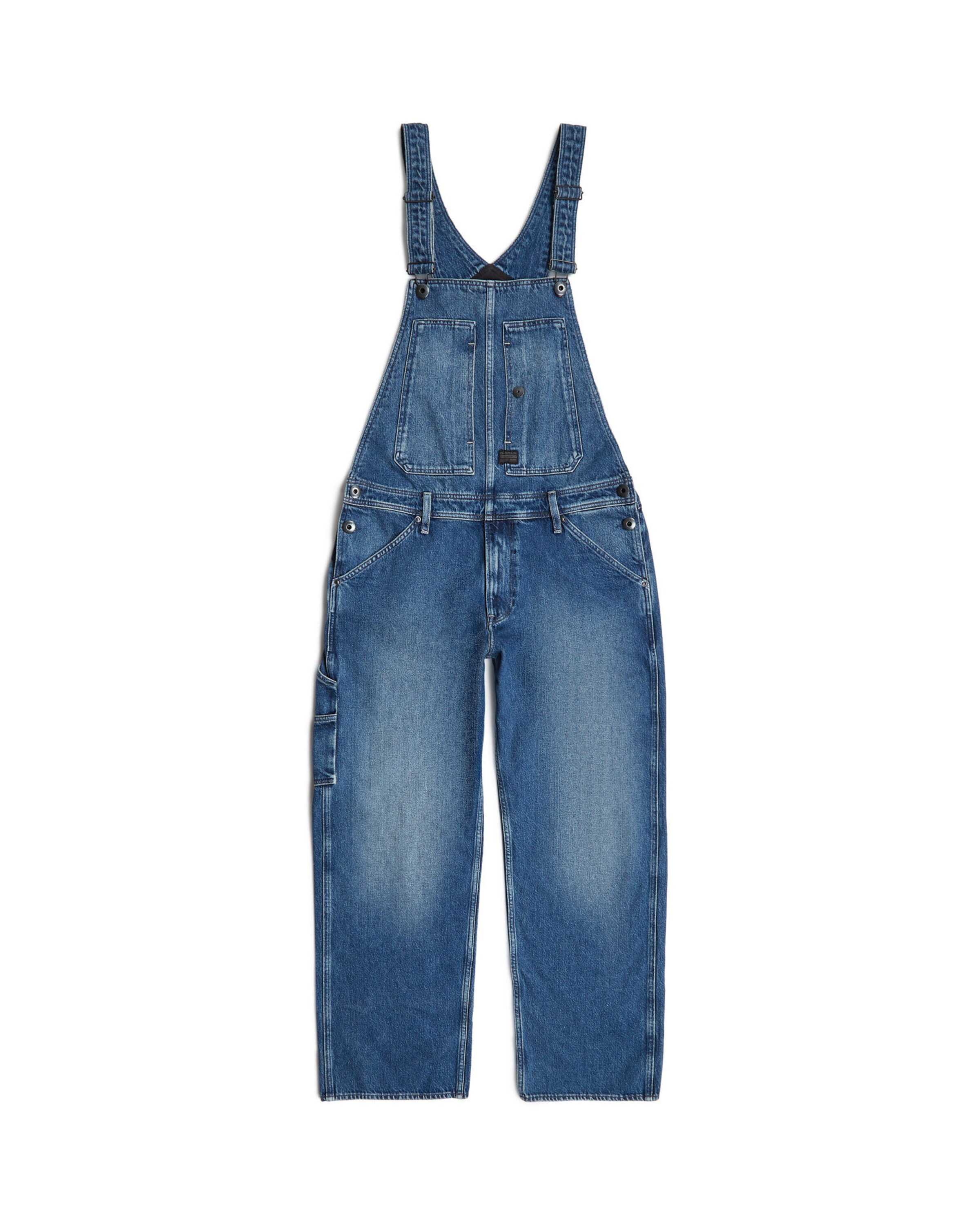 G-STAR Loose fit Dungarees in Blue: front