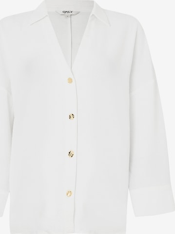 ONLY Pusero 'ONLSVERRE METTE' värissä valkoinen: etupuoli