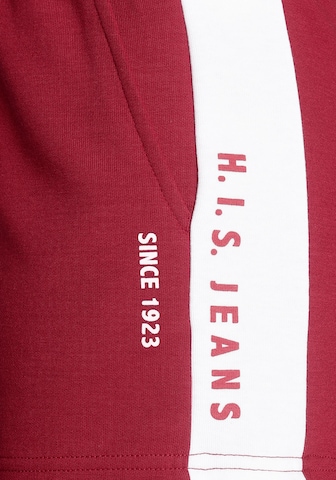 H.I.S Regular Trousers in Red