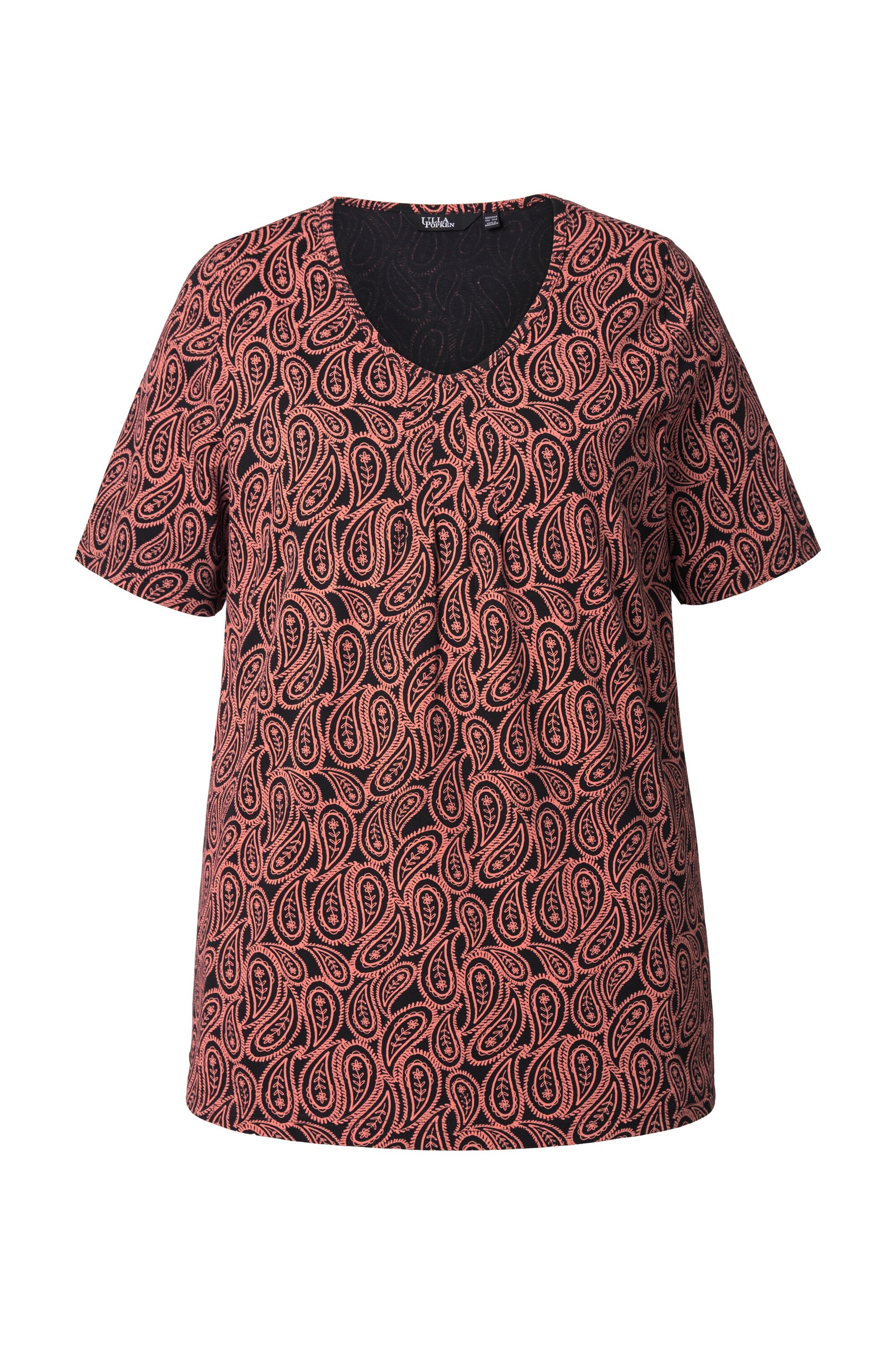 Ulla Popken T-Shirt in Orange: Vorderseite