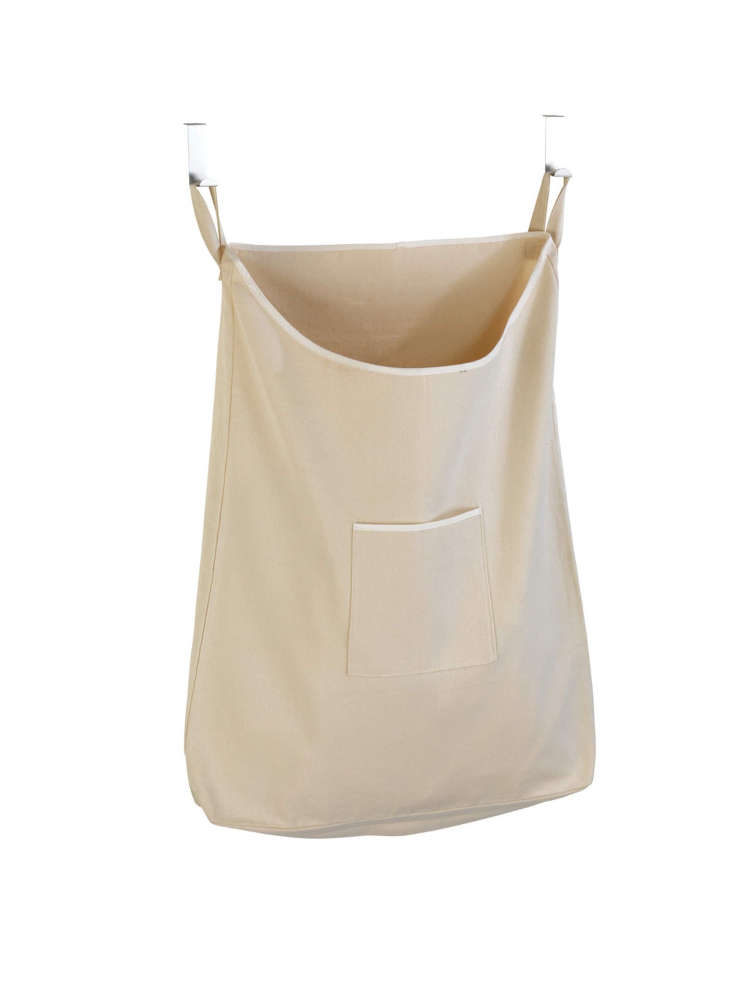 Wenko Laundry Basket 'Canguro' in Beige: front