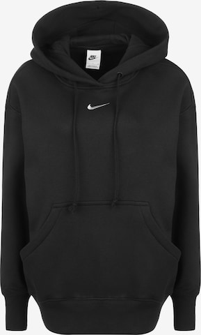Felpa 'Phoenix Fleece' di Nike Sportswear in nero: frontale