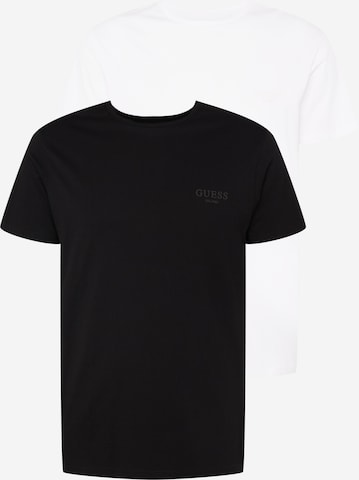 T-Shirt GUESS en noir : devant