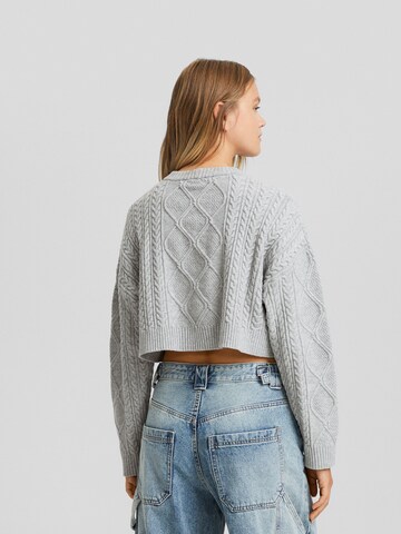 Pull-over Bershka en gris