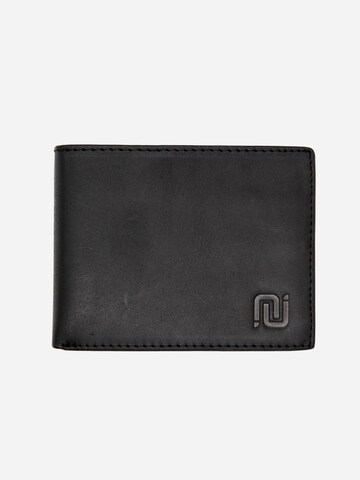 NEGOTIA Leather Wallet 'Elite Billfold' in Black: front