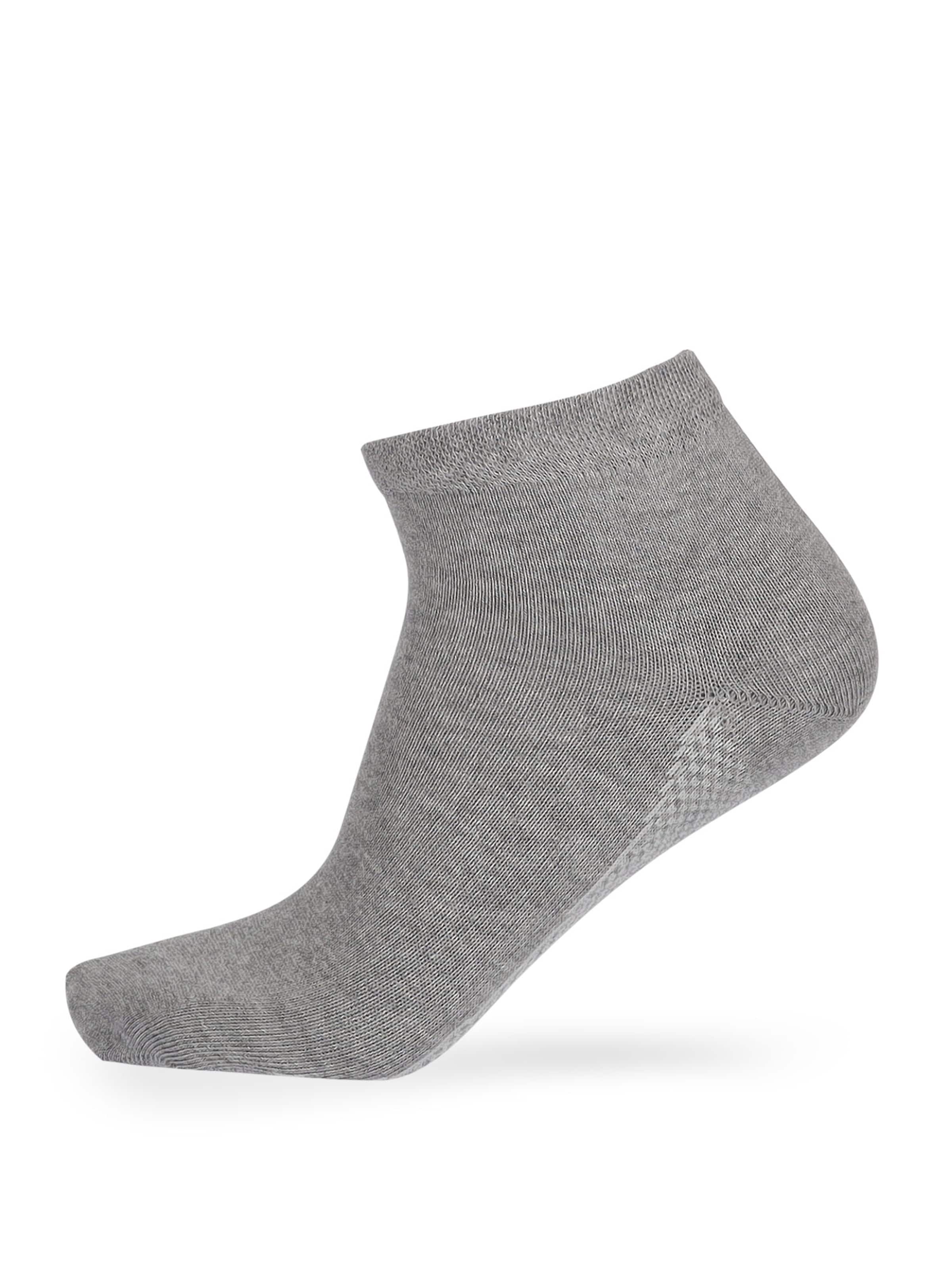 Chaussettes 'Dry Cotton' Hudson en gris : devant