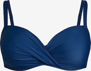 Swim by ZizziBalkonet Bikini gornji dio 'Stina' - plava boja: prednji dio