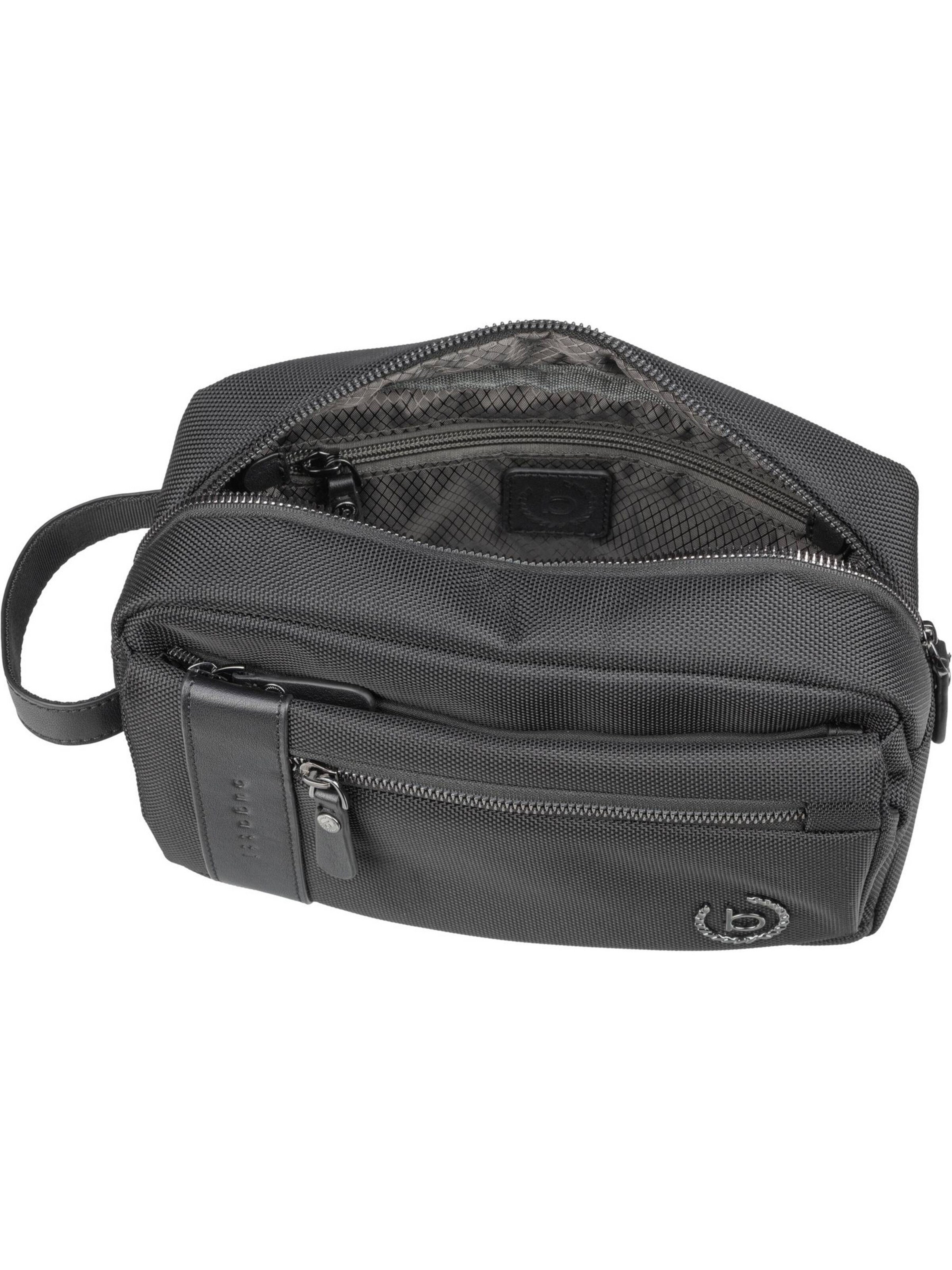 bugatti Toiletry Bag in Black