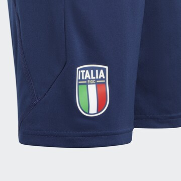 ADIDAS PERFORMANCE Regular Workout Pants 'Italy Tiro 23 ' in Blue