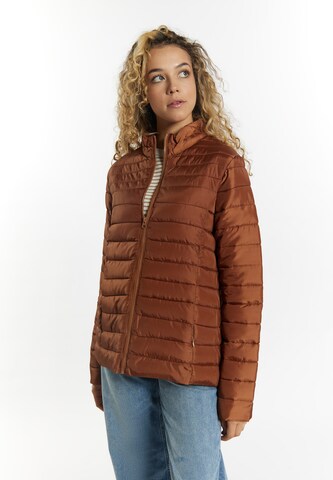 MYMO Between-Season Jacket in Brown: front