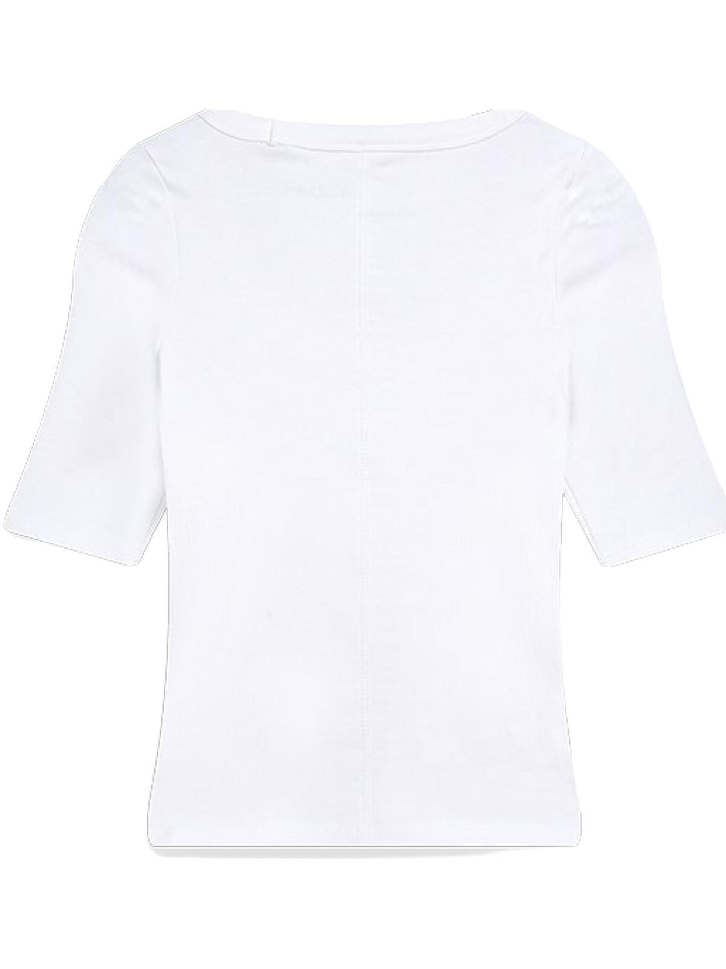 LTB Jeans - Camiseta 'LTB Jeans T-Shirt mit Ärmeln oberhalb des Ellbogens' en blanco: frente