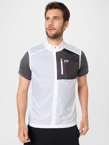 Gilet de sport Newline en blanc : devant