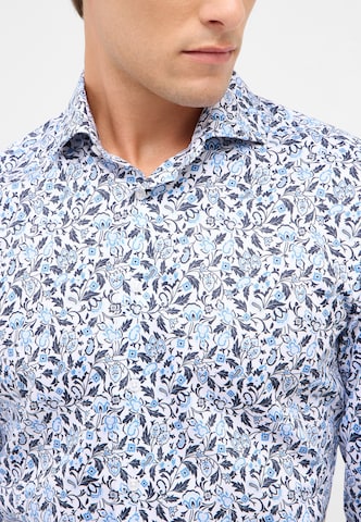 ETERNA Slim fit Button Up Shirt in Blue
