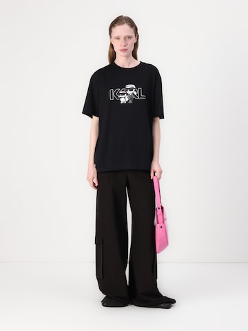 Karl Lagerfeld Póló - fekete