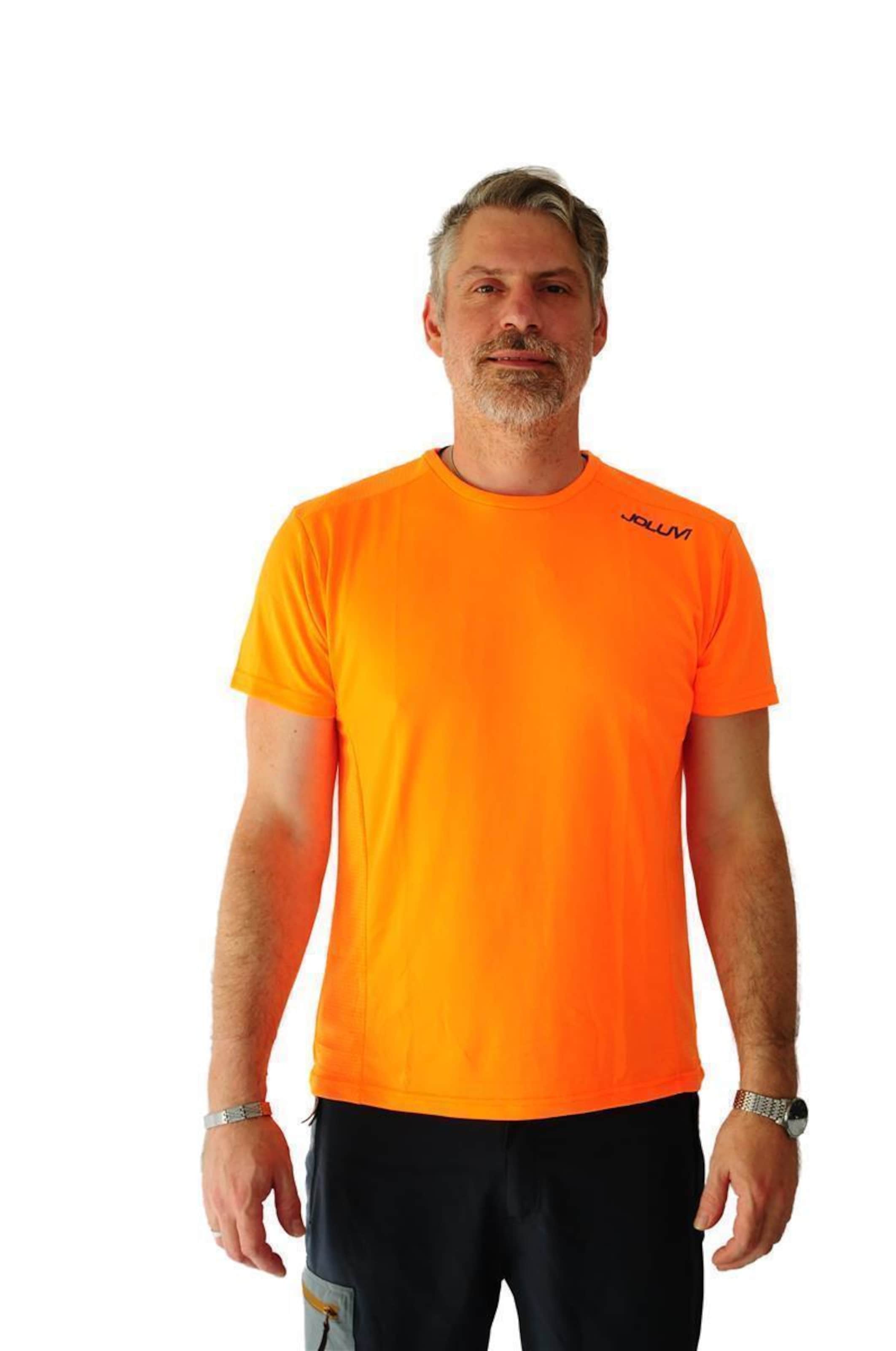 Joluvi Funktionsshirt 'Duplex' in Orange: Vorderseite