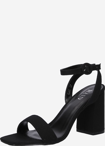 Raid Strap sandal 'WINK' in Black: front