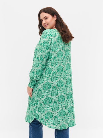 Rochie tip bluză 'Bella' de la Zizzi pe verde