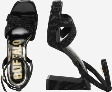 BUFFALO Strap sandal 'CHERRY SPARK' in Black