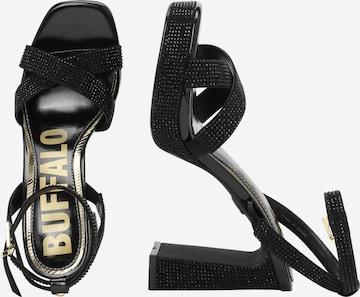 BUFFALO Remienkové sandále 'CHERRY SPARK' - Čierna