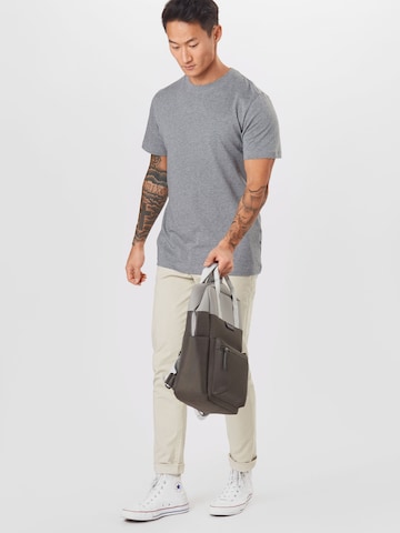 T-Shirt 'Norman' SELECTED HOMME en gris