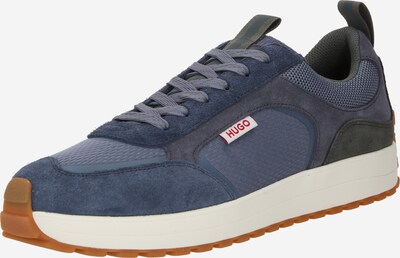 Sneaker bassa 'Cilan' HUGO di colore navy / blu scuro / oliva, Visualizzazione prodotti