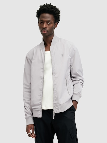 AllSaints Демисезонная куртка 'Bassett' в Серый: спереди