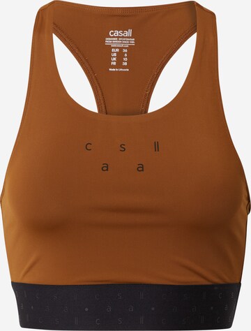 Casall Sports Top in Brown: front
