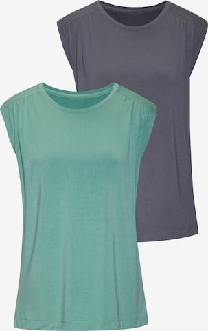 T-shirt LASCANA en gris : devant