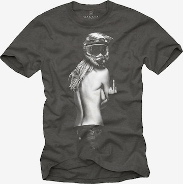 MAKAYA Shirt in Grey: front