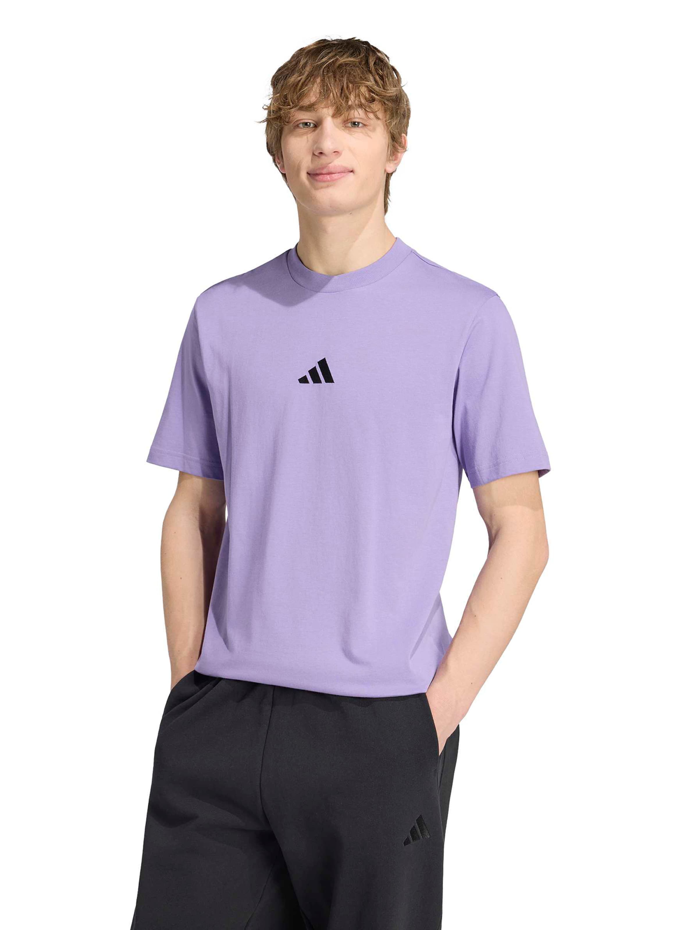 ADIDAS SPORTSWEAR Funkcionalna majica 'Essentials' | vijolična barva: sprednja stran