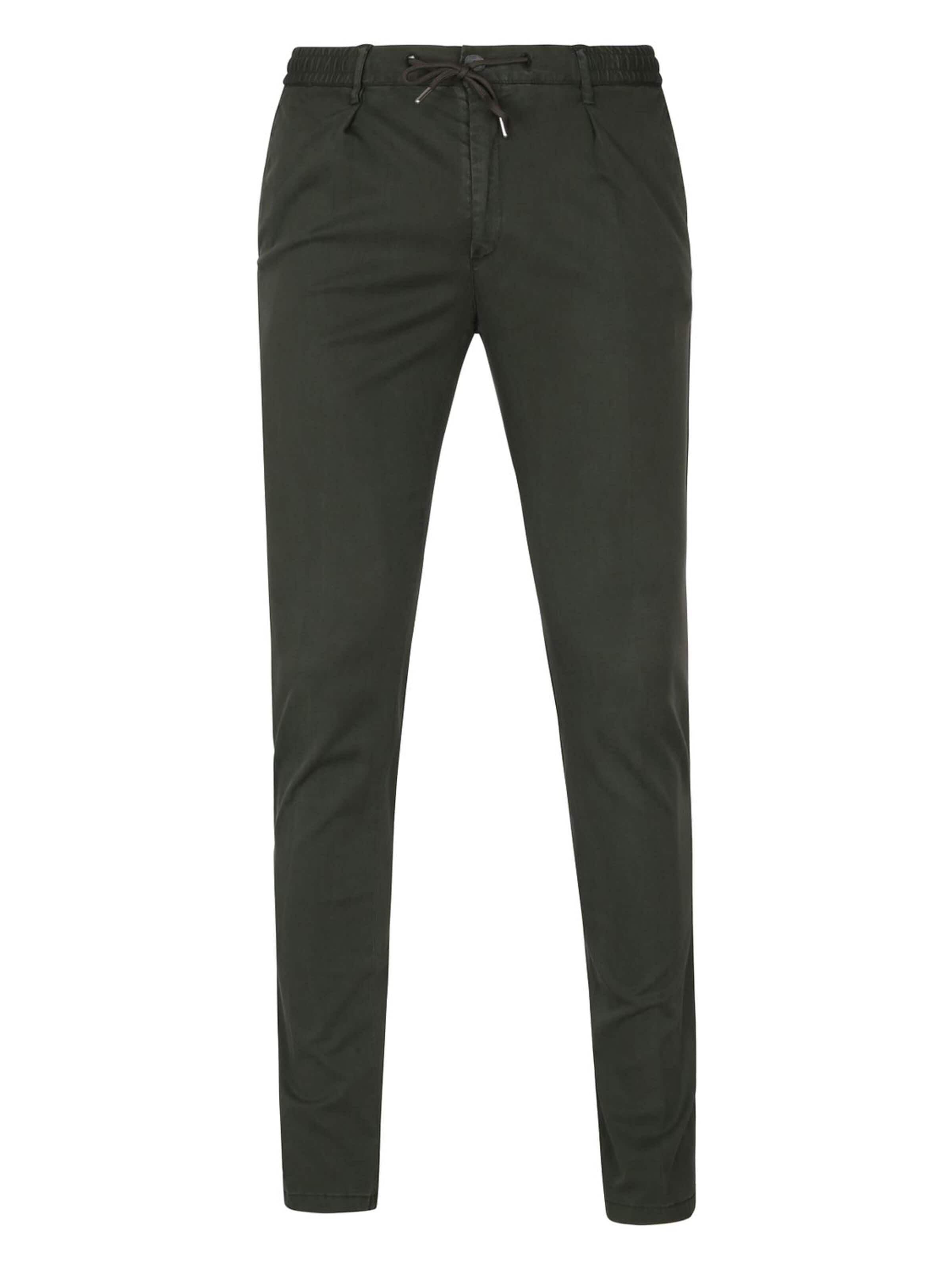 Profuomo Slim fit Chino Pants in Green: front