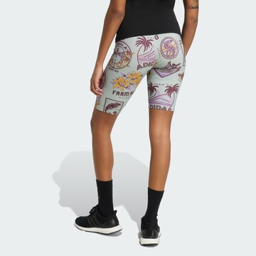 Skinny Pantaloni sport 'Adidas X Farm' de la ADIDAS SPORTSWEAR pe gri