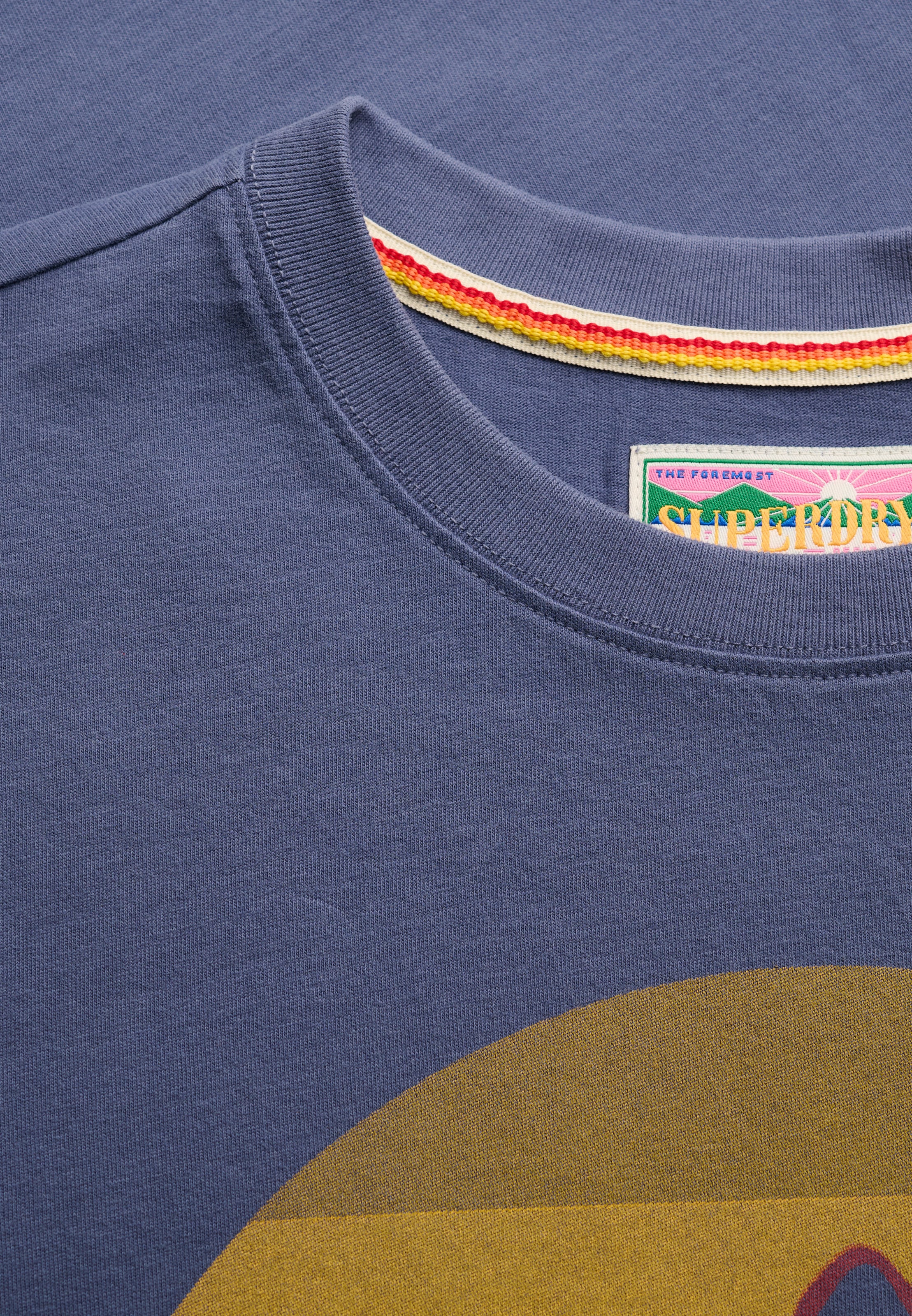 Superdry & Co Shirt 'Outdoors Mountain' in Blauw
