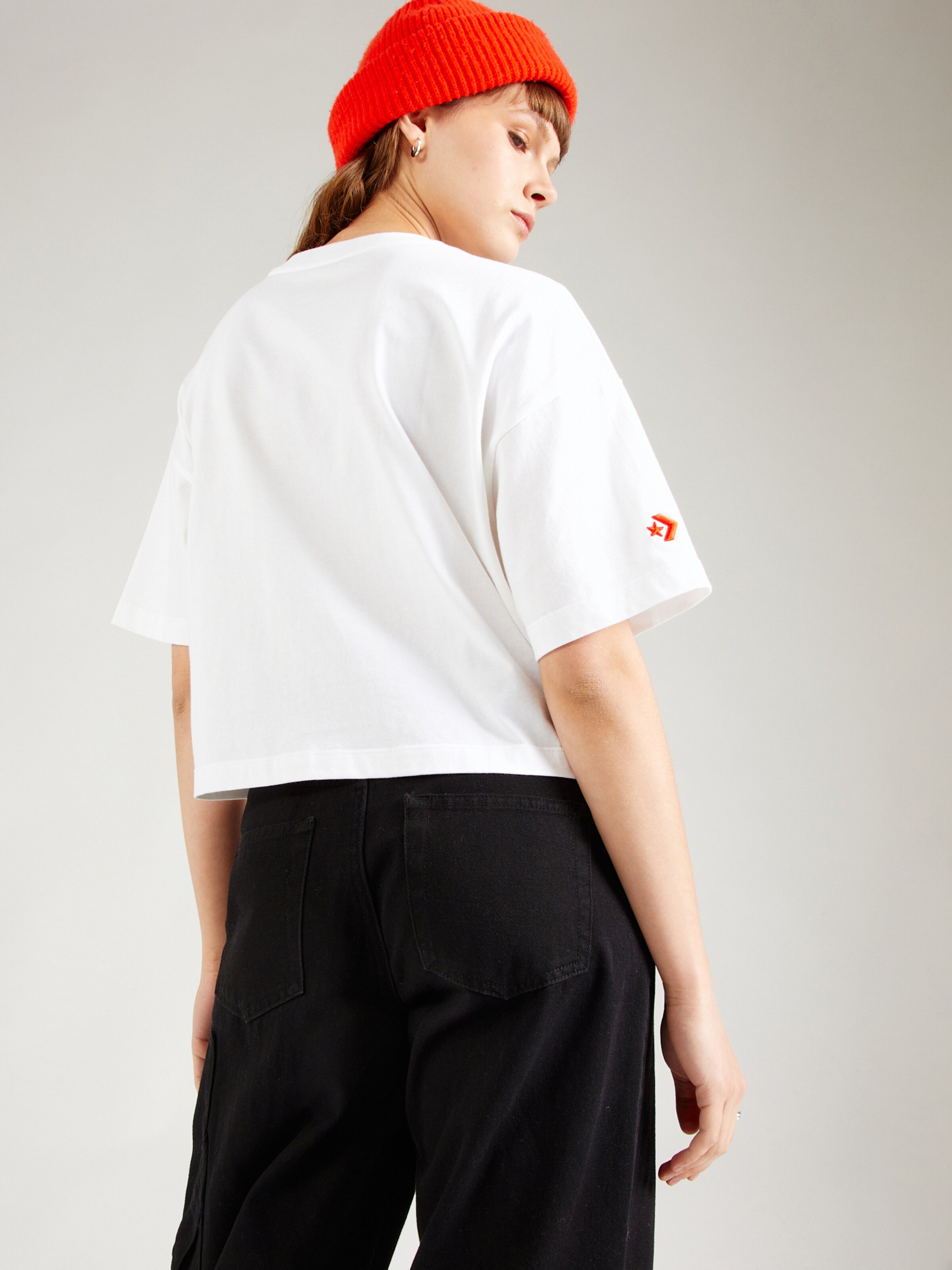 CONVERSE Shirt Chuck Taylor in White ABOUT YOU