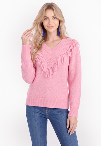 IZIA Pullover in Pink: Vorderseite
