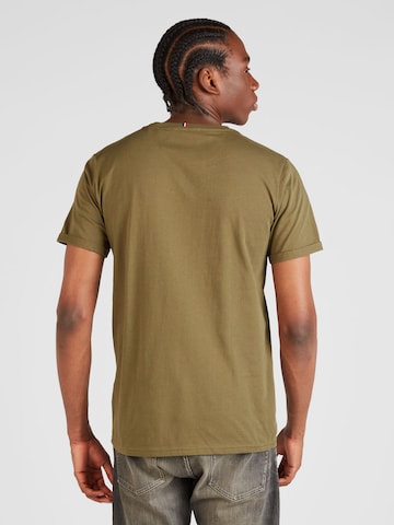 Les Deux T-shirt 'Nørregaard' i grön