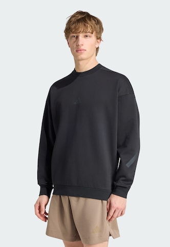 ADIDAS SPORTSWEAR Sportsweatshirt 'Z.N.E' in Zwart: voorkant