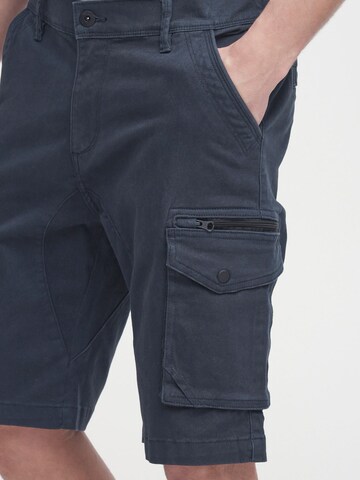 INDICODE JEANS Regular Cargo trousers ' Ronjo ' in Blue