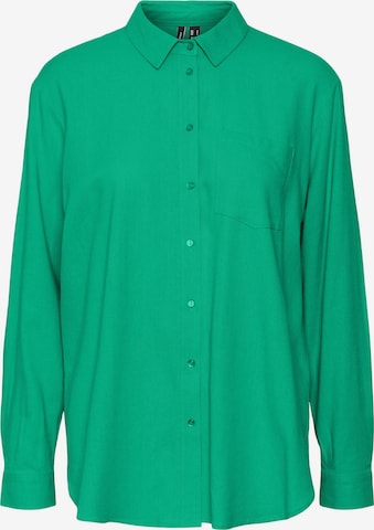 VERO MODA Blouse 'Mymilo' in Groen: voorkant